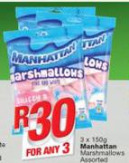 Manhattan Marshmallows-3X150g