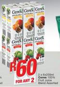 Ceres 100% Fruit Juice Blend-2X6X200ml