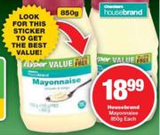 Housebrand Mayonnaise-850g Each
