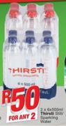 Thirsti Still/Sparkling Water-2X6X500ml