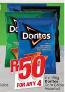 Doritos Corn Chips-4X150g