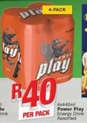 Power Play Energy Drink-4X440ml