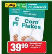 Housebrand Corn Flakes-1.4Kg Each
