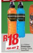 Powerade Energy Drink-2X500ml