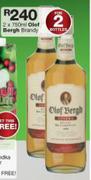 Olof Bergh Brandy-2X750ml