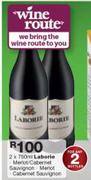 Laborie Merlot/Cabernet Sauvignon/Merlot/Cabernet Sauvignon-2X750ml