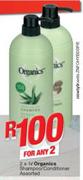 Organics Shampoo/Conditioner-2X1L