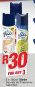 Glade Secrets Air Freshener-3X180ml