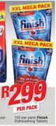 Finish Dishwashing Tablets-100's Per Pack