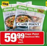 Cape Point Seafood Mix-1kg Each