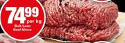 Bulk Lean Beef Mince-Per Kg