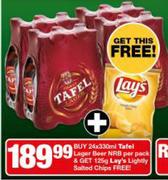 Tafel Lager Beer NRB-24x330ml Per Pack