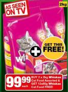 Whiskas Cat Food Assorted-2x2kg