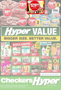 Checkers Hyper : KwaZulu - Natal : Hyper Value Promotion (21 Jan - 03 Feb 2019), page 1