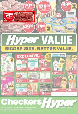 Checkers Hyper : KwaZulu - Natal : Hyper Value Promotion (21 Jan - 03 Feb 2019), page 1