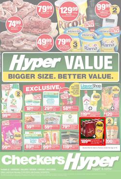 Checkers Hyper : KwaZulu - Natal : Hyper Value Promotion (21 Jan - 03 Feb 2019), page 1