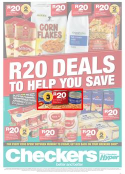 Checkers KwaZulu-Natal : January Savings Specials (02 Jan - 20 Jan 2019), page 1