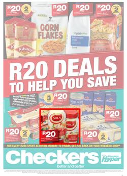 Checkers KwaZulu-Natal : January Savings Specials (02 Jan - 20 Jan 2019), page 1