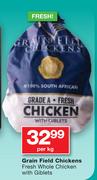 Grain Field Chickens Fresh Whole Chicken With Giblets-Per kg