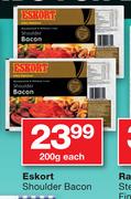 Eskort Shoulder Bacon-200g Each