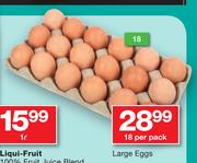 Large Eggs-18 Per Pack