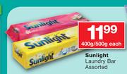 Sunlight Laundry Bar-400g/ 500g Each