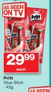 Pritt Glue Stick-43g Each
