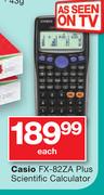 Casio FX-82ZA Plus Scientific Calculator