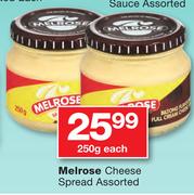 Melrose Cheese Spread-250g Each