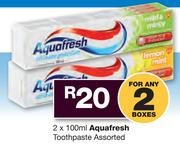 Aquafresh Toothpaste Assorted-2x100ml