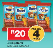 Barni Mini Cake Assorted-4x30g
