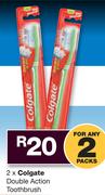 Colgate Double Action Toothbrush-For Any 2
