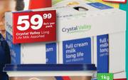 Crystal Valley Long Life Milk 6X1L-Per Pack