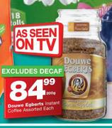 Douwe Egberts Instant Coffee-200g Each