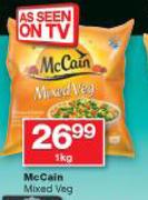 McCain Mixed Veg-1Kg