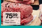 Bulk Lean Beef Mince-Per Kg