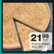 Freshly Baked Milk Tart-Each