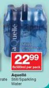 Aquelle Still/Sparkling Water 6X500ml-Per Pack