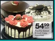 Freshly Baked 6-Inch Cake-Each