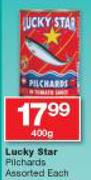 Lucky Star Pilchards Assorted-400g Each