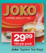 Joko Tagless Tea Bags-100 Per pack