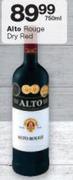 Alto Rouge Dry Red-750ml