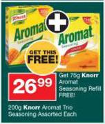 Knorr Aromat Trio Seasoning Assorted-200g Each