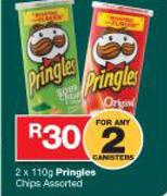 Pringles Chips Assorted-2x110g