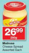 Melrose Cheese Spread Assorted-250g