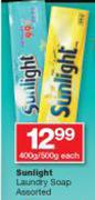 Sunlight Laundry Soap Assorted-400/500g Each