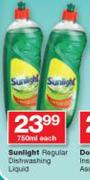 Sunlight Regular Dishwashing Liquid-750ml Each