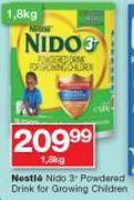 Nestle Nido 3 Powdered Drink For Growing Children-1.8Kg