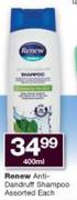 Renew Anti-Dandruff Shampoo Assorted-400ml Each