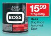 Boss Dog Food Assorted-770/820g Each